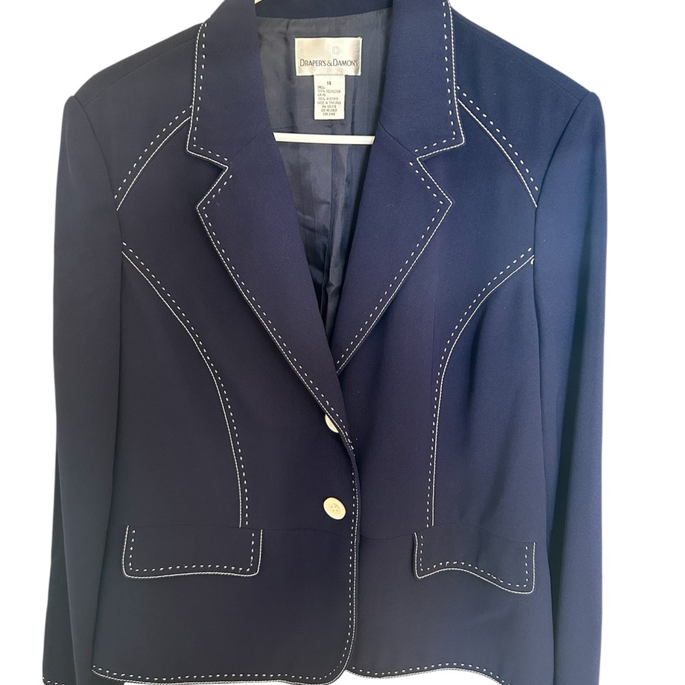 Draper's & Damon's Navy Women's Blazer